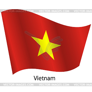 Flag of country Vietnam - vector EPS clipart