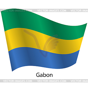 Flag of country Gabon - vector clipart