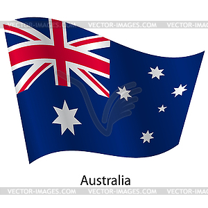 Flag of country Australia - vector image