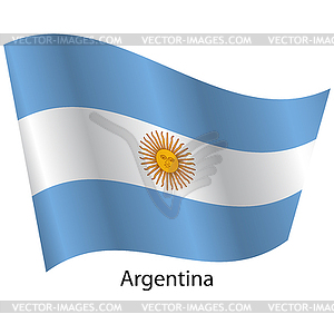 Flag of country Argentina - vector image