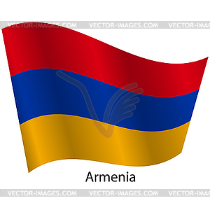 Flag of country Armenia - vector image