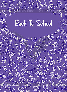 Back to school - vector clip art