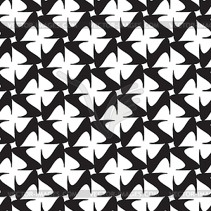 Geometric monochrome pattern - vector image