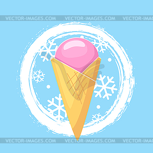 Ice cream - vector image