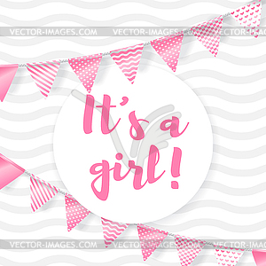 Its girl - vector clipart