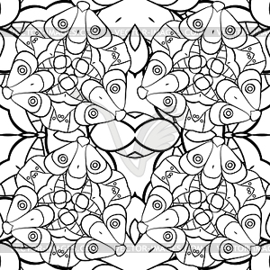 Grille seamless pattern - vector clip art