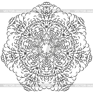 Mandala circular pattern - vector clipart