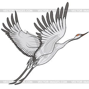 japanese crane clip art