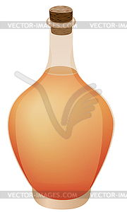 Elegant liquid bottle - vector image