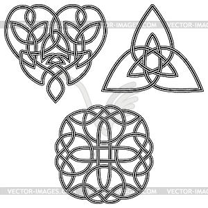 Set Celtic pattern - vector clipart