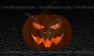 Halloween pumpkin - vector image