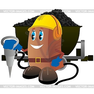 Miner - vector clipart