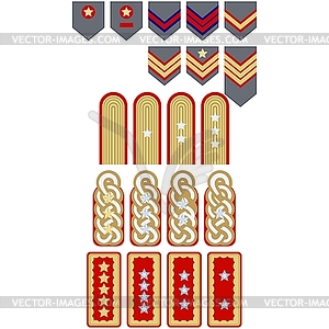 Insignia of Chiles army - vector clip art