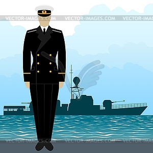 Military Uniform Navy sailor - vector image