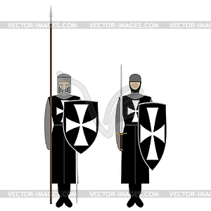 Knight Templar - vector image