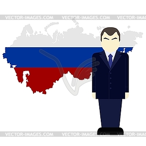 Medvedev - vector clip art