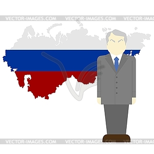 Yeltsin - vector clip art