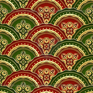 Vintage seamless pattern - vector clipart