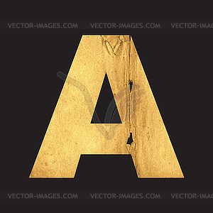 Letter of English alphabet - vector image