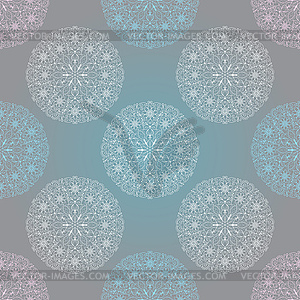 Seamless christmas pastel pattern - vector clip art