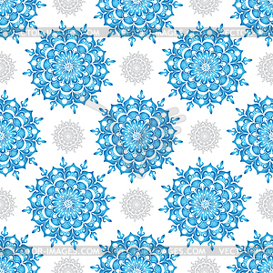 Winter seamless pattern - vector image