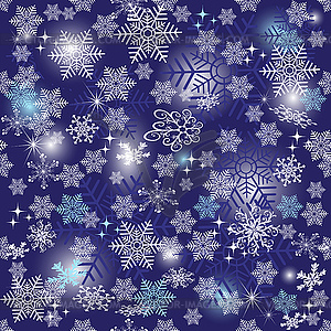 Violet Christmas seamless pattern - vector clipart