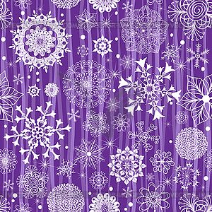 Violet pastel seamless Christmas striped pattern - vector clip art