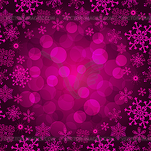 Winter seamless christmas purple pattern - vector clipart