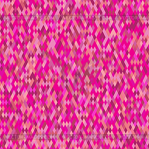 Motley seamless pattern of small rhombuses in pink - royalty-free vector image