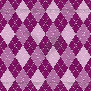 Seamless geometric pattern pink and purple rhombuses - vector image