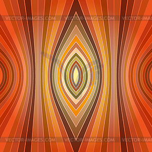 Striped orange seamless pattern in retro style - vector clipart