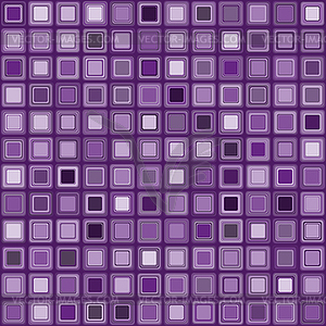 Seamless pattern o f purple squares with rounded - vector image