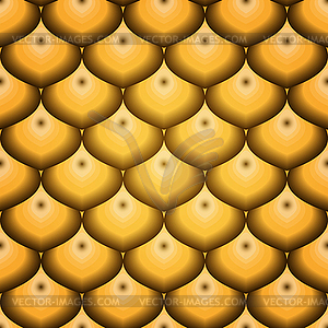 Seamless pattern with golden scales - vector image