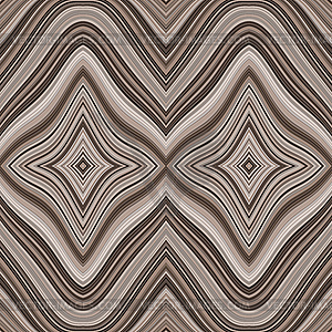 White and brown wavy lines seamless pattern - vector image