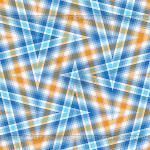 Seamless abstract colorful checkered zigzag pattern - vector clip art