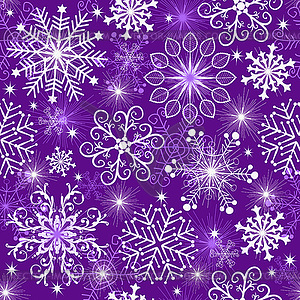 Dark purple seamless christmas pattern with - color vector clipart