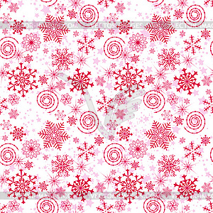 Bicolor red and pink seamless pattern - vector image