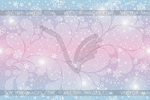 Gentle seamless Christmas pattern with stars - vector clipart / vector image