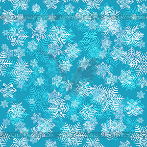 Turquoise seamless christmas pattern - vector image