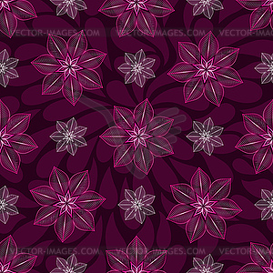 Seamless dark pattern with colorful gradient vintag - color vector clipart