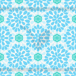 Christmas seamless pattern with snowflakes - vector clipart