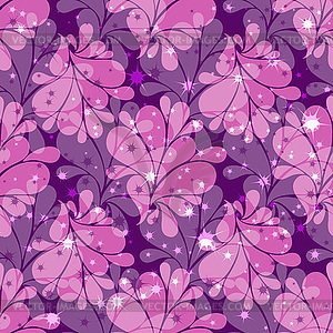 Bright spring seamless pattern with paisley - vector clipart