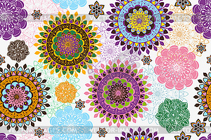 Vintage seamless pattern - vector clipart