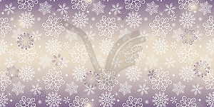 Christmas seamless pattern with snowflakes - vector image