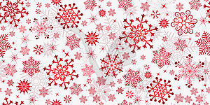 Рождественский белый бесшовный узор с красным кружевом - клипарт в векторе