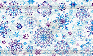 Рождественский бесшовный узор со звездами и градиентом - изображение в векторном формате