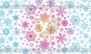Бесшовный градиентный рождественский узор с кружевом - клипарт в векторном формате