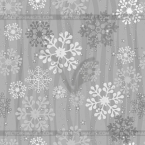 Christmas seamless pattern with snowflakes - vector clip art