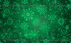 Seamless winter pattern with snowflakes and st - royalty-free vector image