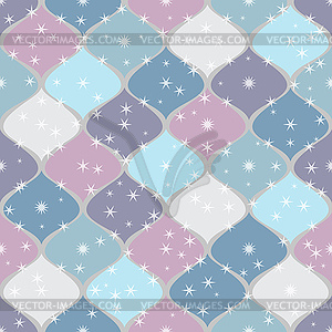 Winter Christmas seamless pattern with colorful - vector image